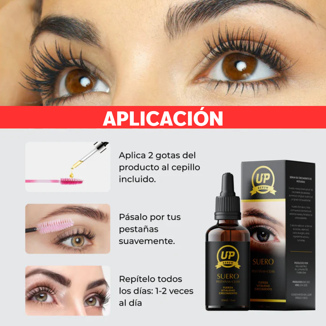 SÉRUM UP PRO® Alargamiento de pestañas y cejas