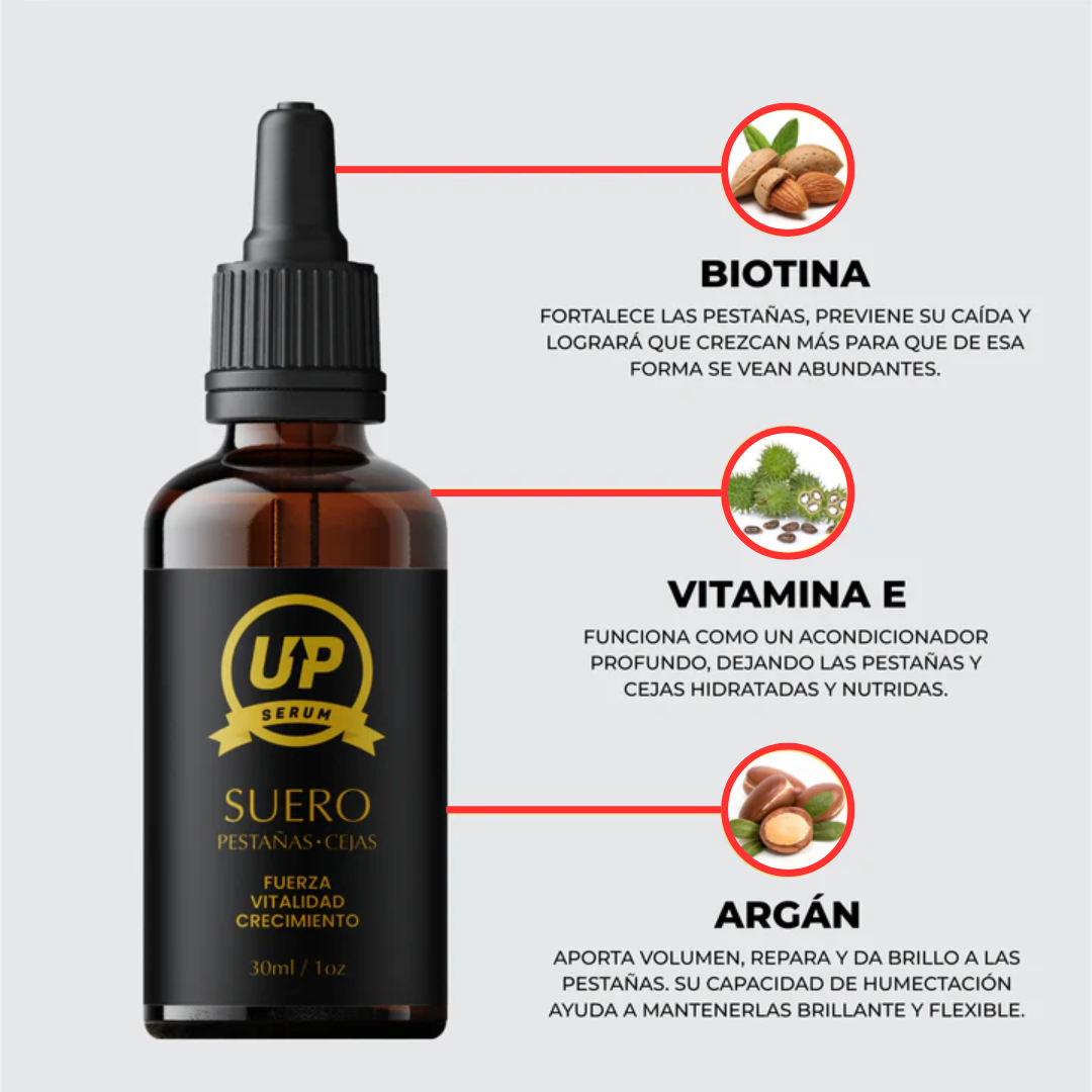 SÉRUM UP PRO® Alargamiento de pestañas y cejas